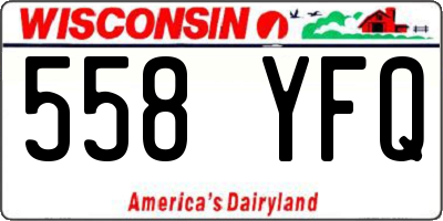 WI license plate 558YFQ