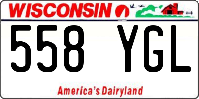 WI license plate 558YGL