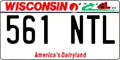 WI license plate 561NTL