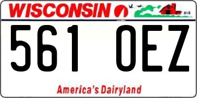 WI license plate 561OEZ