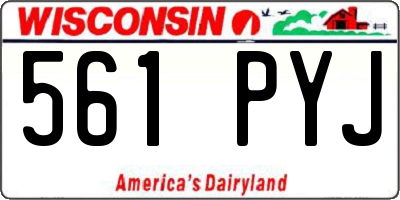 WI license plate 561PYJ