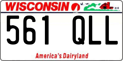 WI license plate 561QLL