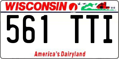 WI license plate 561TTI
