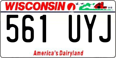 WI license plate 561UYJ