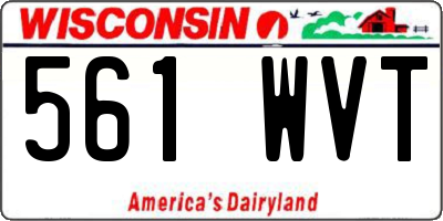 WI license plate 561WVT