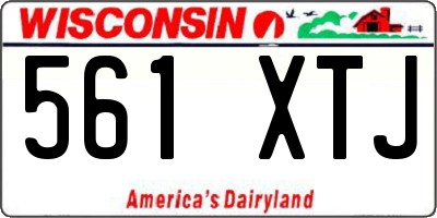 WI license plate 561XTJ