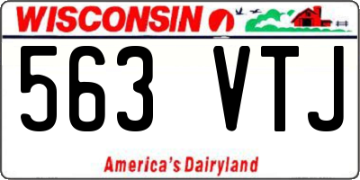 WI license plate 563VTJ