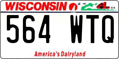 WI license plate 564WTQ