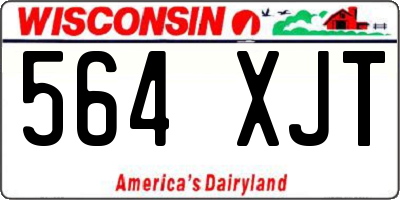 WI license plate 564XJT