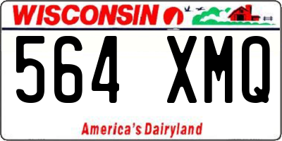 WI license plate 564XMQ