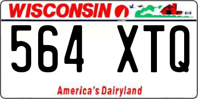 WI license plate 564XTQ