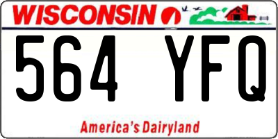 WI license plate 564YFQ