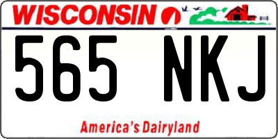 WI license plate 565NKJ