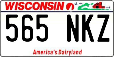 WI license plate 565NKZ