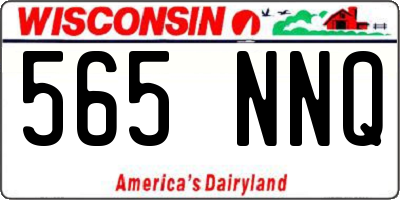 WI license plate 565NNQ