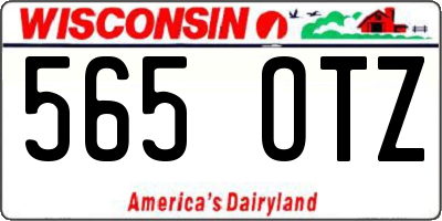 WI license plate 565OTZ