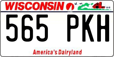 WI license plate 565PKH