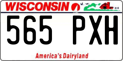 WI license plate 565PXH