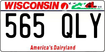 WI license plate 565QLY