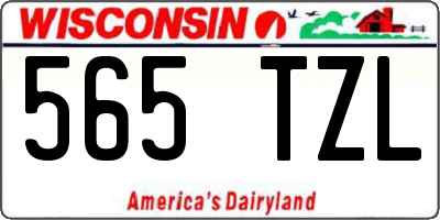 WI license plate 565TZL