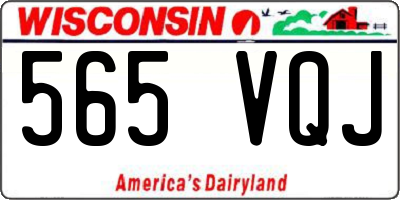 WI license plate 565VQJ