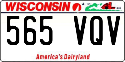 WI license plate 565VQV