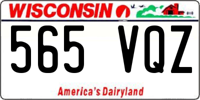 WI license plate 565VQZ