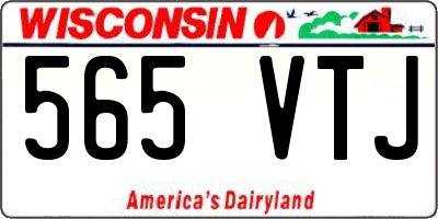 WI license plate 565VTJ