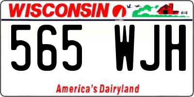 WI license plate 565WJH