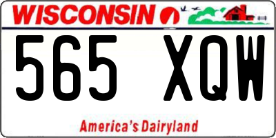 WI license plate 565XQW