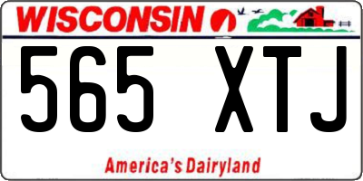 WI license plate 565XTJ
