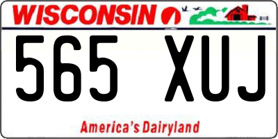 WI license plate 565XUJ