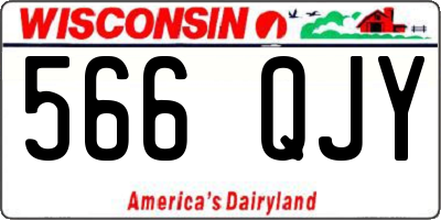 WI license plate 566QJY