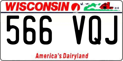 WI license plate 566VQJ