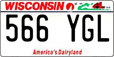 WI license plate 566YGL