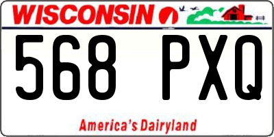 WI license plate 568PXQ