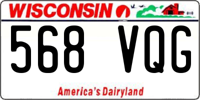 WI license plate 568VQG