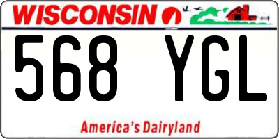 WI license plate 568YGL