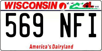 WI license plate 569NFI