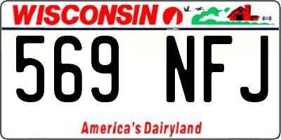 WI license plate 569NFJ