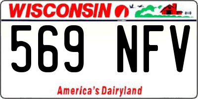 WI license plate 569NFV