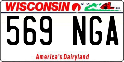 WI license plate 569NGA