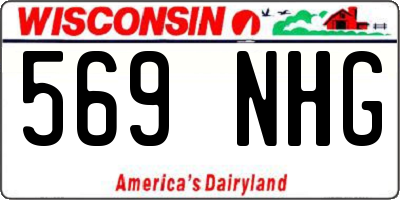 WI license plate 569NHG
