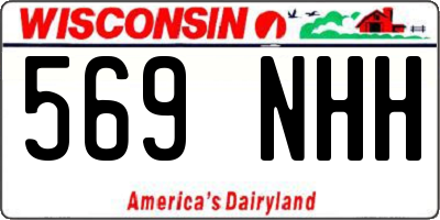 WI license plate 569NHH