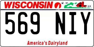 WI license plate 569NIY