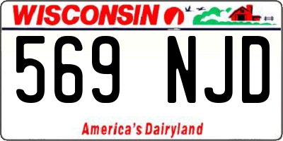 WI license plate 569NJD