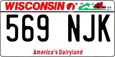 WI license plate 569NJK