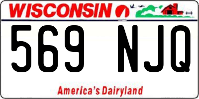 WI license plate 569NJQ