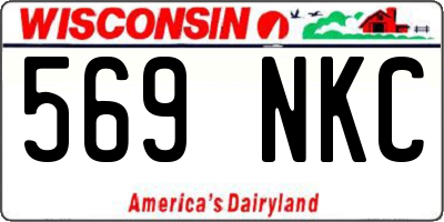 WI license plate 569NKC