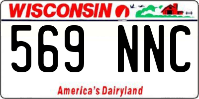 WI license plate 569NNC